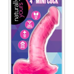 Naturally Yours Mini Dildo with Balls 4.″