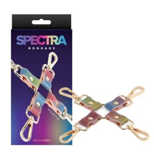 Spectra Bondage Hog Tie en arcoíris