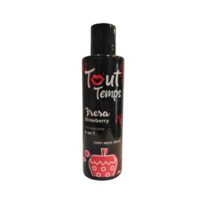 4 En 1 Lubricante Vaginal Cálido Fresa Lub Tout Temps 100ml