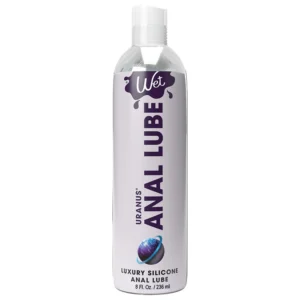 Lubricante anal Wet Uranus Premium a base de silicona, 237 ml (8 oz).