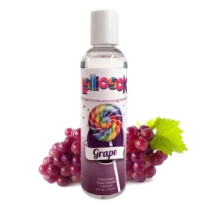 Lubricante a base de agua con sabor a uva Lollicock, 113 g (4 oz).