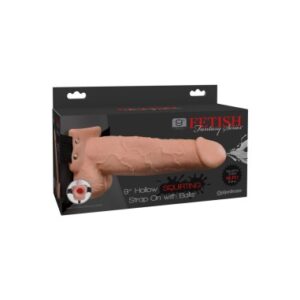 9 Hollow Squirting Strap Onm With Balls