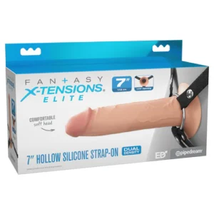 7 Hollow Silicone Strap On